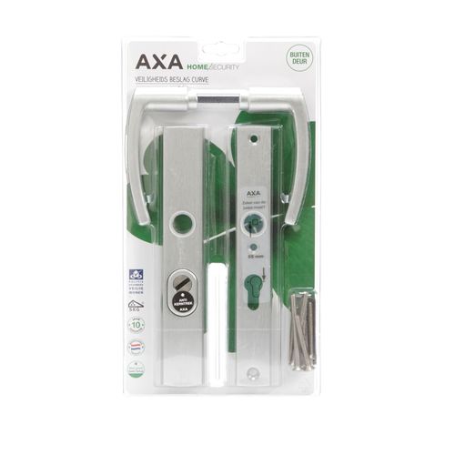 Axa Veiligheidsbeslag Curve Aluminium Kruk 55mm
