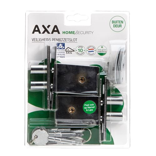 Axa Veiligheids Bijzet Penslot 47mm 2 Stuks